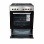 GRADE A2 - electriQ 60cm Single Oven Dual Fuel Cooker - Stainless Steel