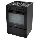 EQDFSC60BK electriQ 60cm Dual Fuel Cooker - Black