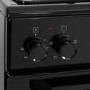 electriQ 60cm Dual Fuel Cooker - Black
