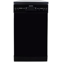 electriQ Freestanding Slimline Dishwasher - Black electriQ Freestanding Slimline Dishwasher - Black