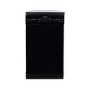 Refurbished electriQ Slimline Freestanding Dishwasher - Black