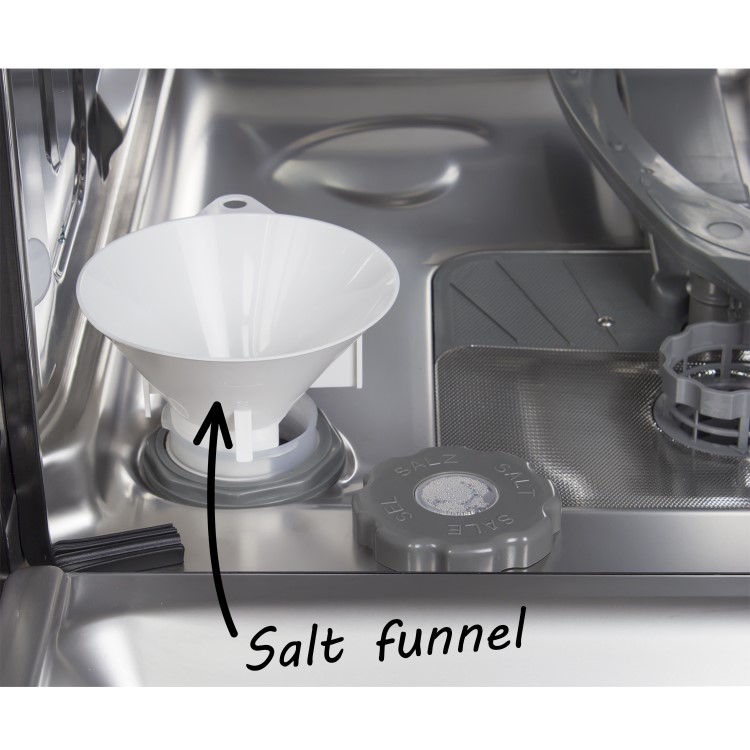 Refurbished electriQ EQDW45WH Slimline 10 Place Freestanding Dishwasher White