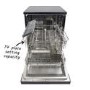 electriQ 14 Place Freestanding Dishwasher - Black