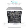electriQ 14 Place Freestanding Dishwasher - White