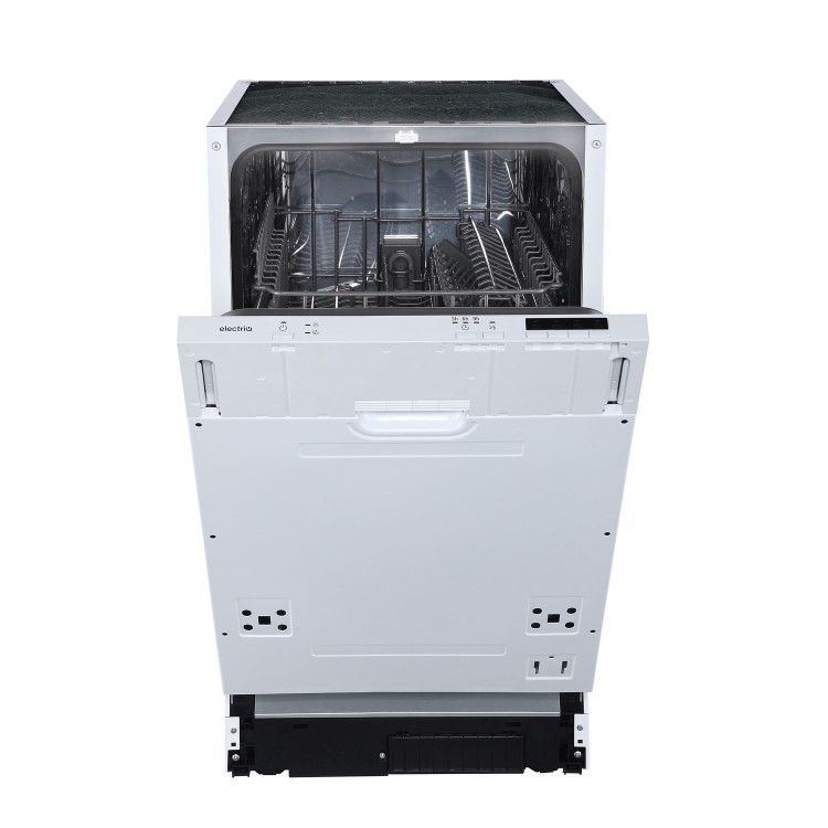GRADE A2 - electriQ 10 Place Slimline Fully Integrated Dishwasher