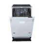 GRADE A2 - electriQ 10 Place Slimline Fully Integrated Dishwasher