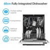 electriQ 14 Place Fully Integrated Dishwasher