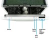 GRADE A3 - electriQ 14 Place Fully Integrated Dishwasher
