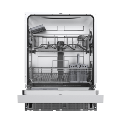 electriQ Semi-Integrated Dishwasher - Auto Wash Stainless Steel Control Panel