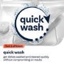 electriQ Semi-Integrated Dishwasher - Auto Wash Stainless Steel Control Panel