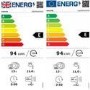 electriQ Semi-Integrated Dishwasher - Auto Wash Stainless Steel Control Panel