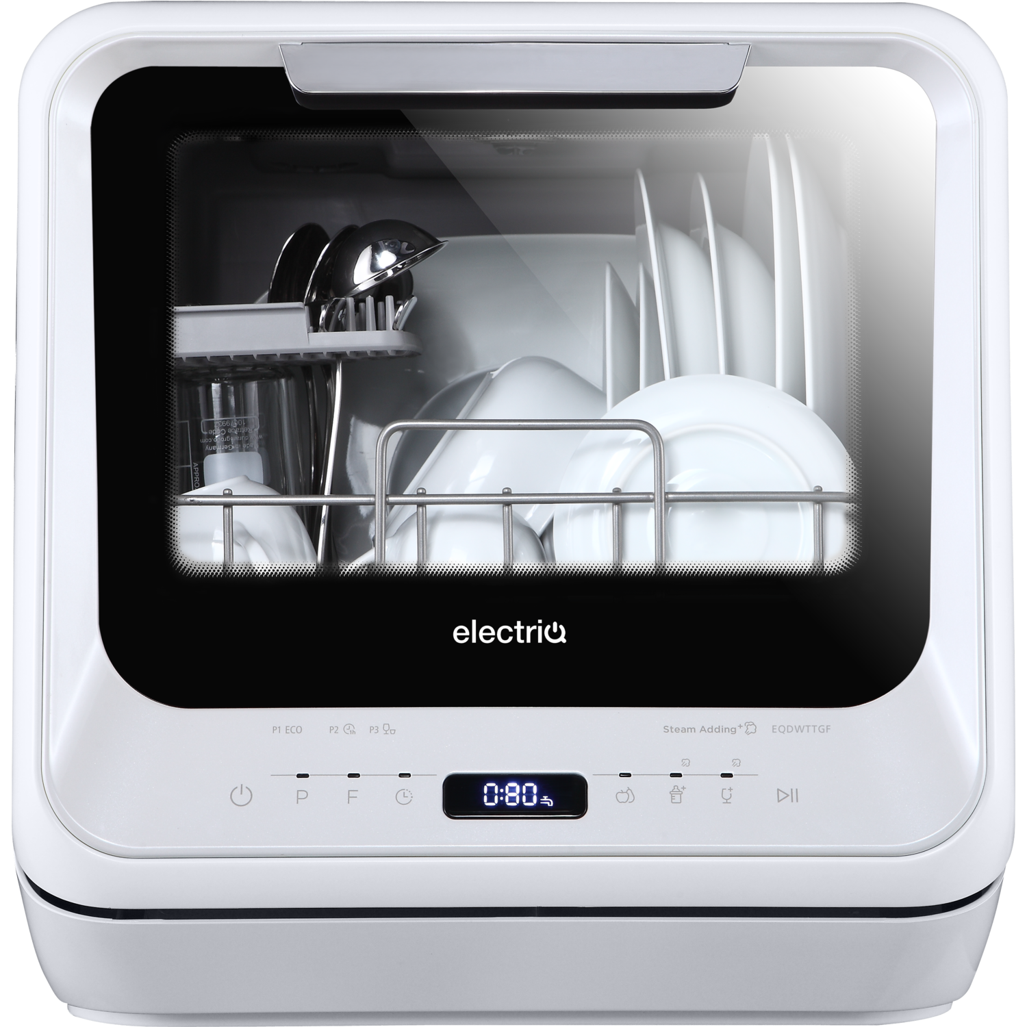 Freestanding compact table top deals dishwasher