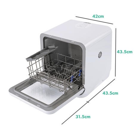 Countertop Dishwasher Small Dishwasher Ireland Buy RUSSELL HOBBS