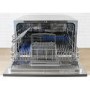 Refurbished electriQ EQDWTTS 6 Place Freestanding Compact Table Top Dishwasher Silver