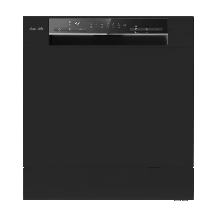electriQ XL Mini Table Top Dishwasher - Black