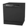 electriQ XL Mini Table Top Dishwasher - Black