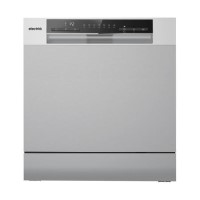 electriQ XL Mini Table Top Dishwasher - Silver