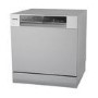 electriQ XL Mini Table Top Dishwasher - Silver