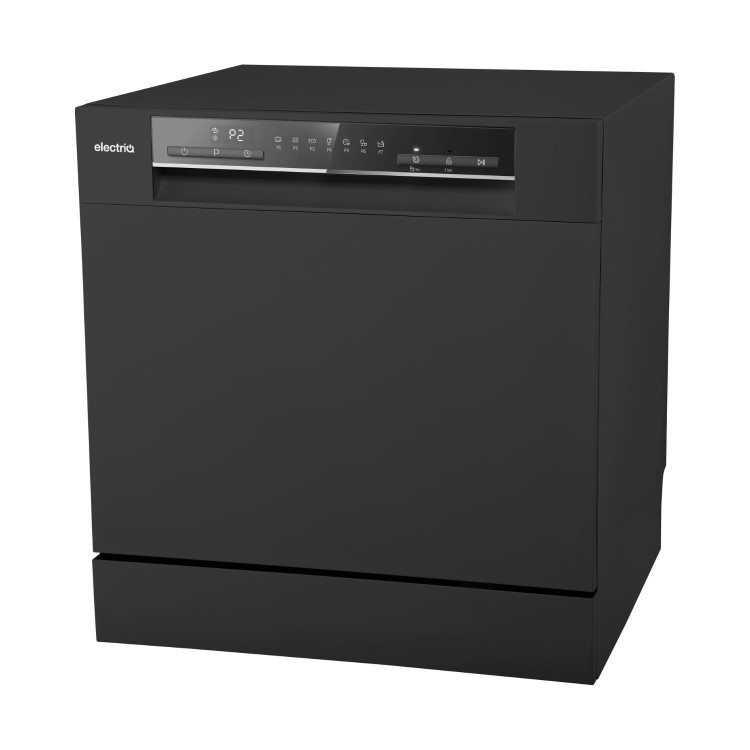 electriQ XL Mini Table Top Dishwasher - Black