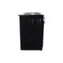 GRADE A2 - electriQ 50cm Electric Cooker with Single Oven and Solid Hotplate - Black