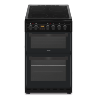 Refurbished electriQ EQEC50B3 50cm Electric Ceramic Twin Cavity Cooker