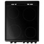 electriQ 50cm Double Cavity Electric Cooker - Black