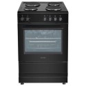 EQEC60B1 electriQ 60cm Electric Cooker with Sealed Plate Hob - Black