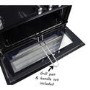 GRADE A3 - electriQ 60cm Electric Cooker with Twin Cavity and Ceramic Hob in Black