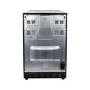 GRADE A3 - electriQ 60cm Electric Cooker with Twin Cavity and Ceramic Hob in Black