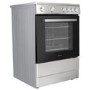 GRADE A3 - electriQ 60cm Electric Cooker - Stainless Steel