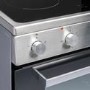 GRADE A3 - electriQ 60cm Electric Cooker - Stainless Steel