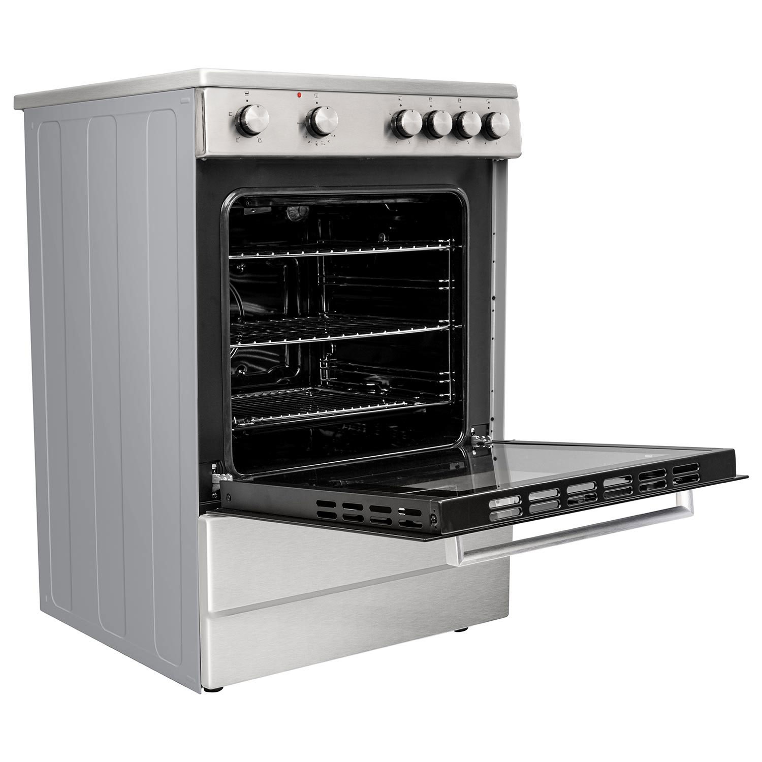 electriQ 60cm Electric Cooker - Stainless Steel | electriQ