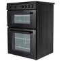 Refurbished electriQ EQEC60TWB4 60cm Electric Cooker Black
