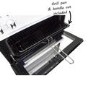 GRADE A3 - electriQ 60cm Electric Cooker with Double Oven and Ceramic Hob in White