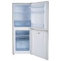 GRADE A3 - electriQ 155 Litre 50/50 Freestanding Fridge Freezer - Silver