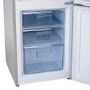 GRADE A3 - electriQ 155 Litre 50/50 Freestanding Fridge Freezer - Silver