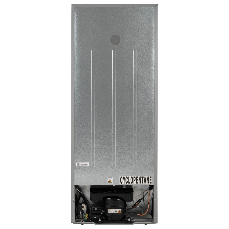 GRADE A3 - electriQ 155 Litre 50/50 Freestanding Fridge Freezer - Silver