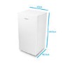 GRADE A2 - electriQ 45cm Freestanding Under Counter Larder Fridge - White