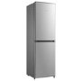 GRADE A2 - electriQ 50/50 Split Freestanding Total No Frost Fridge Freezer - Silver