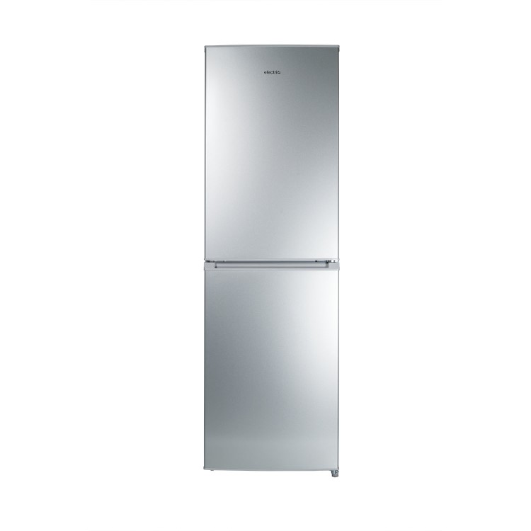 electriQ 50/50 Split Freestanding Total No Frost Fridge Freezer - Silver