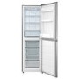 GRADE A2 - electriQ 50/50 Split Freestanding Total No Frost Fridge Freezer - Silver