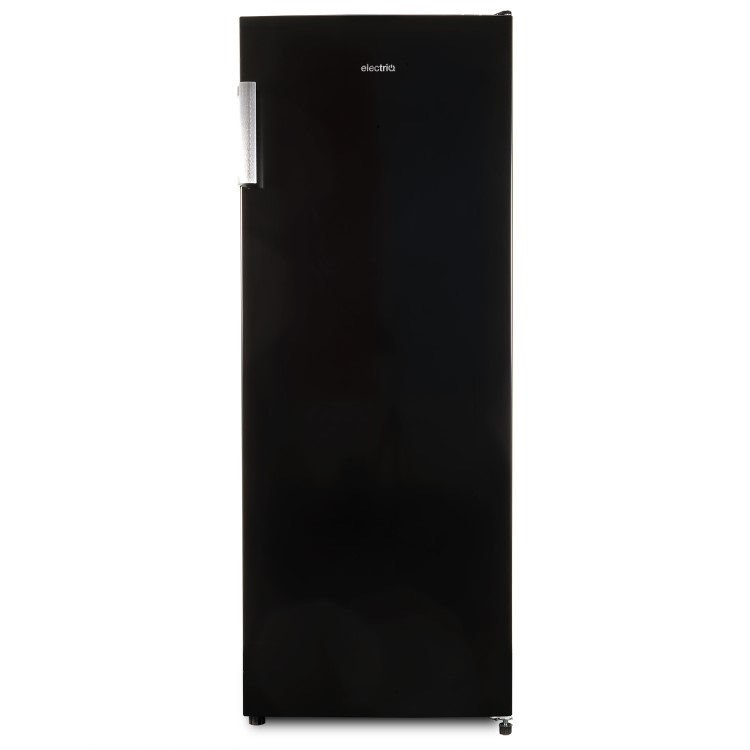 Refurbished electriQ EQFSF144FFB Freestanding 166 Litre Upright Freezer Black