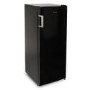 electriQ 166 Litre Freestanding Upright Freezer - Black