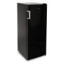 Refurbished electriQ EQFSF144FFB Freestanding 166 Litre Upright Freezer Black