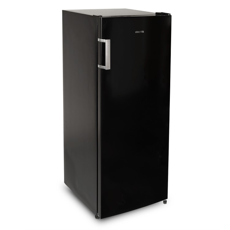 Refurbished electriQ EQFSF144FFB Freestanding 166 Litre Upright Freezer Black