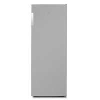 GRADE A2 - electriQ 166 Litre Freestanding Upright Freezer 144cm Tall Frost Free 55cm Wide - Stainless Steel