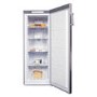 GRADE A2 - electriQ 166 Litre Freestanding Upright Freezer 144cm Tall Frost Free 55cm Wide - Stainless Steel