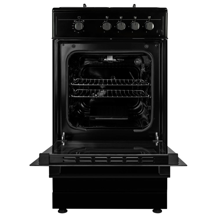 Refurbished electriQ EQGC1B50 50cm Single Gas Cooker Black