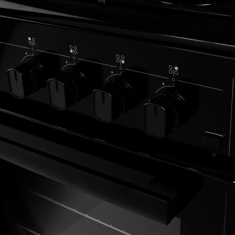 Refurbished electriQ EQGC1B50 50cm Single Gas Cooker Black