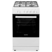 Refurbished electriQ EQGC1W50 50cm Single Oven Gas Cooker White